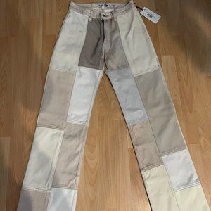 Re/Done X Levi’s Multi-Tone Patchwork Jeans